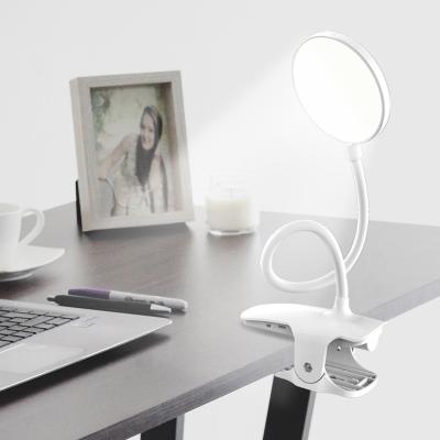 China Modern Portable USB Charging Desk Lamp Three-speed Touch Adjustment LED Small Table Lamp Student Eye Protection Reading Lamp for sale