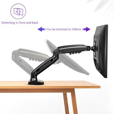 China LCD Computer Monitor Mount Dual Screen Stand Desk Desk Mount 17