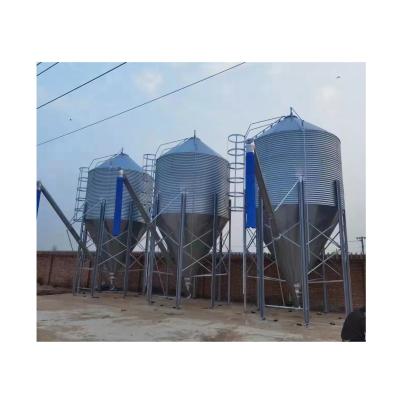 China Farms Hot Sale Best Quality Metal Chicken Feed Farm Silos Farm Feed Storage Silos for sale