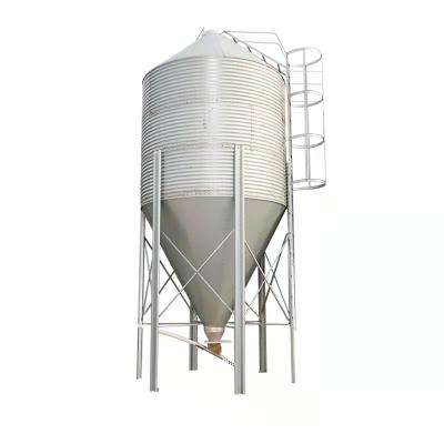 China Farms High Quality Service Hot Dip Galvanized Pig Farm Silos Poultry Farm Feeder Silo for sale