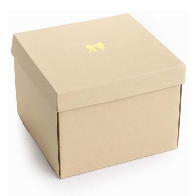 China Recyclable Environmental Protection Kraft Collapsible Cardboard is used for Gifts for Birthdays and Weddings Festivals for sale