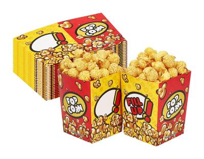 China Custom Size Materials Recycled Paper Popcorn Gift Boxes for sale