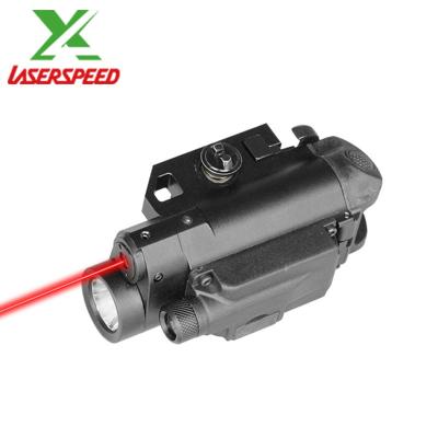 China Aluminum Alloy 6061-T6 Laserspeed Self-Defense Tactical Flashlight Red Laser Sight Combo With HD Camera Flashlight Fits For Picture Rail for sale