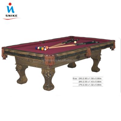 China Leather& Modern Classic Slate Iron Pool Table 7ft Pool Table Modern Luxury for sale