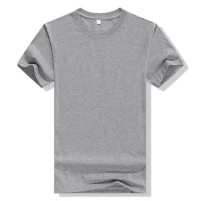 China Latest Best New Design Soft Short Sleeved Polyester Solid Color Comfortable T-Shirt for sale