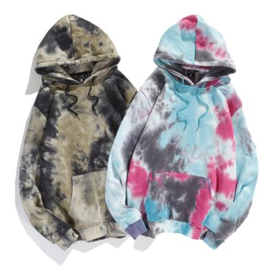 China OEM Bases Low MOQ Custom Anti-Wrinkle Tie-Dye Plus Zize Men's Hoodies and Sweatshirts for sale