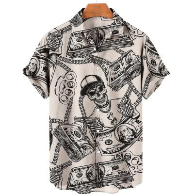 China Wholesale Mens 3D Full Print Beach Anti-pilling Shirts Cool Sublimation Summer Dry Wear Custom Print Mens Beach Wear en venta