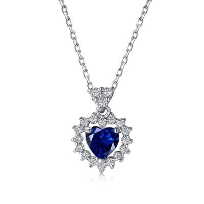 China CLASSIC Wholesale High Quality elegant twist heart Rhinestone necklace Jewelry gift for Women for sale