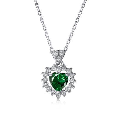 China CLASSIC Wholesale High Quality elegant twist heart Rhinestone necklace Jewelry gift for Women for sale