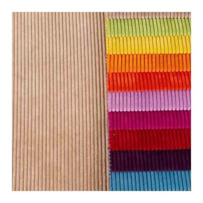 China Low MOQ 1.5 2.5 4.5 11 16 21 28 35 Wales Cheap Fire Retardant Wide Corduroy Fabric for sale