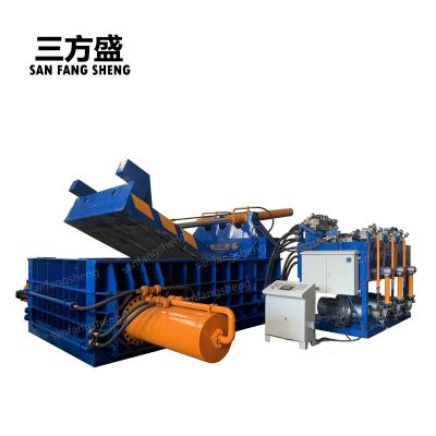 China Machinery Repair Shops Y81-400 Horizontal Hydraulic Steel Iron Aluminum Scrap Baler Metal Baler Machine for sale