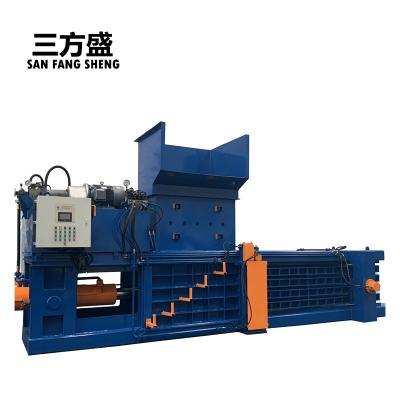 China machinery & EPA-100 Material Horizontal Waste Plastic Paper Cardboard Used Clothes Hydraulic Baler Machine for sale