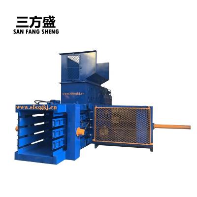 China machinery & EPA-125 Horizontal Automatic Paper Plastic Compress Baler Waste Material Hydraulic Baling Press Machine for sale