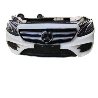 China Plastic Automotive Parts Suitable For Mercedes Benz E Class Model E300 W213 Body Face Assembly Front Bumper Assembly for sale