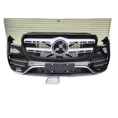 China Plastic Auto Parts Apply to Model Mercedes Benz GLS450 W167 Front Bumper Assembly Beak Assembly Front Body Parts for sale