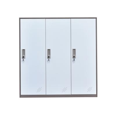 China Top Filing Cabinet Sale 3 Door Mail Order Tote Clothes Storage Locker for sale