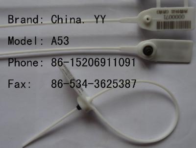 China high security seal pull tight plastic seal for sale