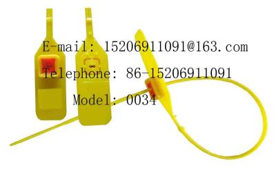 China barcode plastic seal for sale