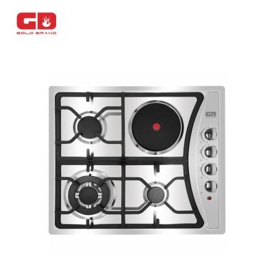 China New Model Hotel Stainless Steel Gas and Electric Hob for sale