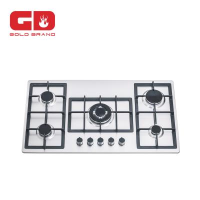 China Stainless Steel CE,CB,SGS,EMC Cast Iron Grill Gas Stove Auto Ignition Good Quality Kitchen Appliance for sale