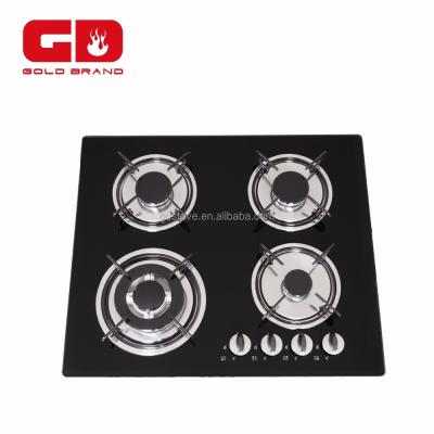 China Fashionable Design 4 Burner Stainless Steel Glass Cooking Stove for sale