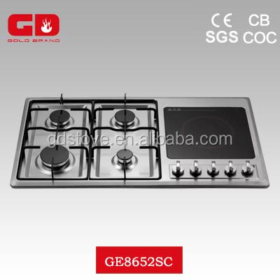 China Convenient 5 Burner Panel Gas Cooker Stainless Steel Burner Cover Ceramic Hot Plate New Style Gas Hob for sale