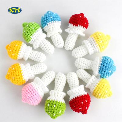 China Toy New Design Crochet Toys Battery Operated Fruits and Vegetables Hand Knitted Stuffed Toys for Baby for sale