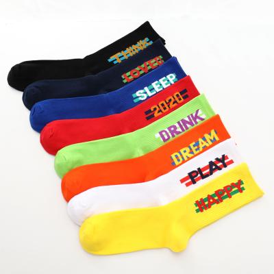 China 2020 Soft Disposable Quality Sport Custom Socks 100% Cotton Mens Fashion Cotton Mens Socks for sale