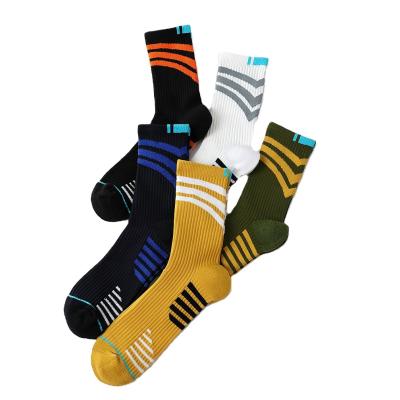 China Antibacterial Socks Men Wholesale Stock Sport Socks Cycle Athletic Custom Sports Socks for sale