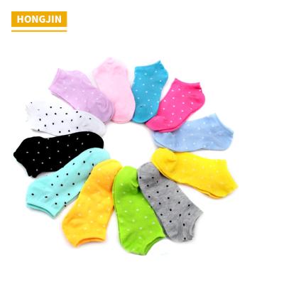 China HJ-II-0252 Antibacterial Women's Boat Socks Women's Low Cut Socks Women's Boat Socks for sale