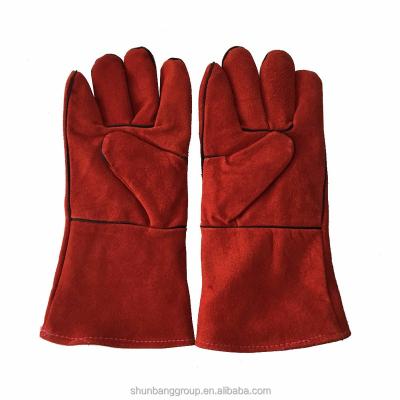 China Anti-Splash Jet Cat Argon Welding Gloves Price for sale