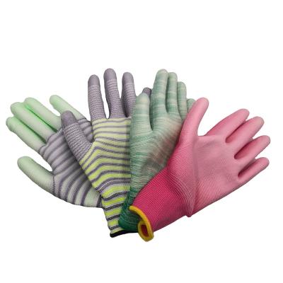 China Fexible cheappu dipped safety work gloves for sale