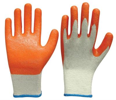 China Large Puncture Nitrile Coated Knitted Work Gloves for sale