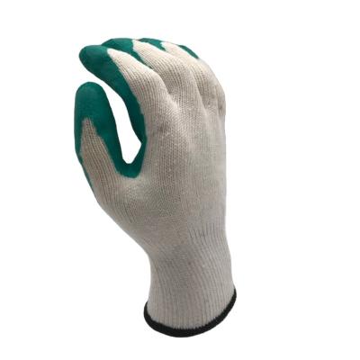 China 10 Gauge Anti Slip Wrinkle Latex Coated Gloves for sale