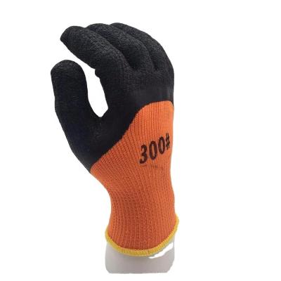 China Anti-Slip Terry Latex Coated Winter Work Gloves for sale