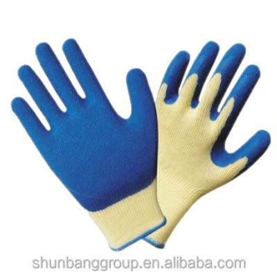 China Anti-Slip Latex Glove Latex Hand Coated Gloves for sale