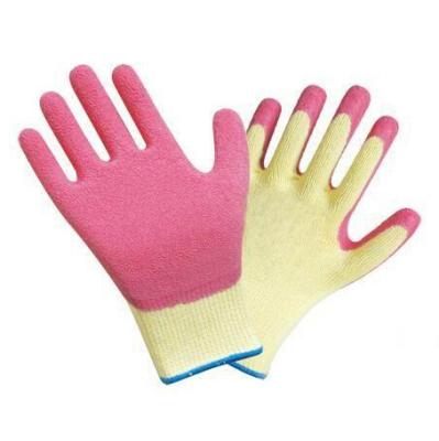 China Anti-Slip Latex Glove Latex Hand Coated Gloves for sale