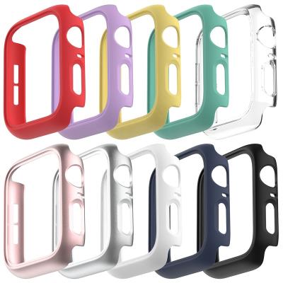 China Hard Anti-scratch Watch Accessories PC Frame Anti-scratch Watch Case For Apple Watch 38mm 40mm 42mm 44mm for sale