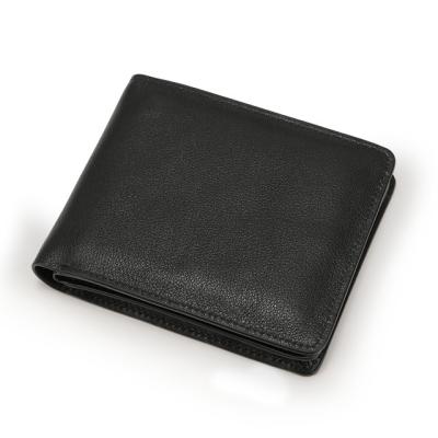 China RFID Genuine Leather Men's Wallet With Coin Mens Wallets UK Men's Credit Card Wallet Zipper for sale