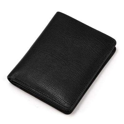 China RFID Travel Blank Logo Mens Wallet Made Of Genuine Leather, Italian Made Leathers Mens Wallets, Mens ID Wallet for sale