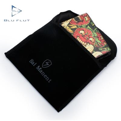 China Wholesale Dustproof Safety Blu Flut Velvet Dust Bag Custom Logo For Handbags Dust Bags Envelope Drawstring Pouch Packing Bag for sale