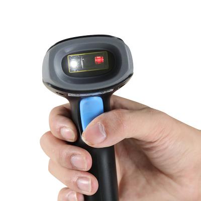 China 2.4G Bluetooth 2D Long Range Barcode Scanner 1D Qr Code Reader Wireless Handheld Bar Code Readers MCR OCR with Cradle A4 SIZE for sale