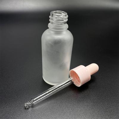 China Custom Colored Hot Stamping Cosmetic Grade China Essential Oil Packaging Fine Size Plastic Dropper For Bottle Glass for sale