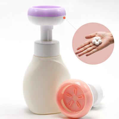 China Cartoon Design Factory Price 42mm 43mm 400 410 Flower Foam Bottle Soap Pump Dispenser Sprayer Flower Foam Pump For Kid for sale