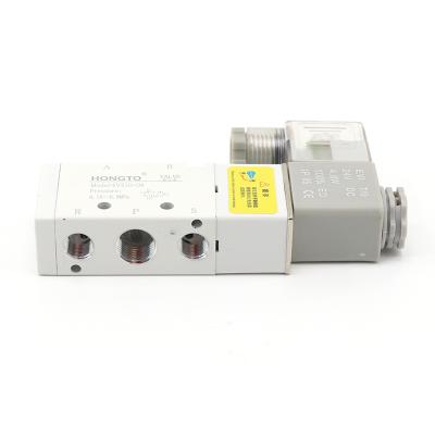 China Hotels New Arrive Pilot 24v DC Solenoid Coil Solenoid Valve Dual Air for sale