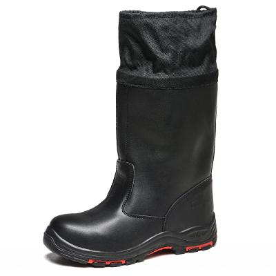 China S3 Grade High Cylinder Standard Steel Bottom Steel Head Oil Toe High Safety Leather Boots for sale