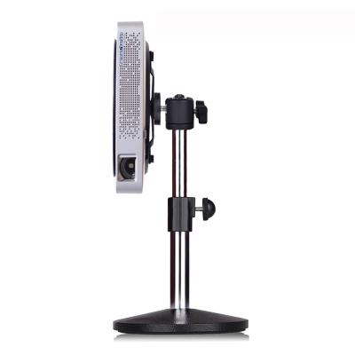 China Small Mini Size Adjustable Aluminum Projector Desk Mount Table Bracket Holder PMA-T1 for sale