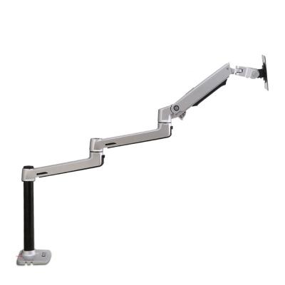 China DL-8013-300 Mechanical Aluminum Alloy DL-8013-300 Long Arm Clamp Grommet 100x100 75x75 Notebook Table Mount 15