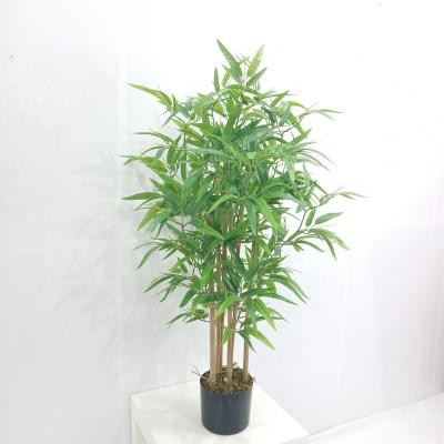 China Hot Selling Simulation Stand Eco - Friendly Plastic Artificial Bonsai Plants Decorative Bamboo for sale