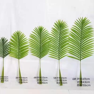 China Eco - Friendly Artificial Areca Palm Tree Leaves Decoration Palm Artificial Plants for sale